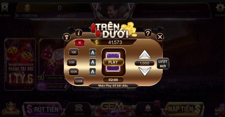 pha dao mini game tren duoi